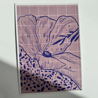 Affiche Fleurs A4