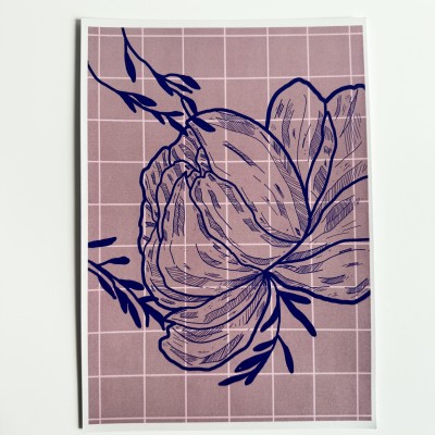Affiche A4 fleurs